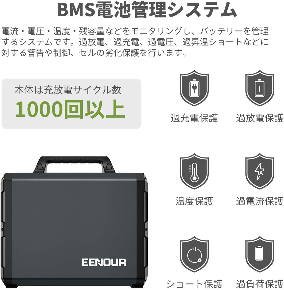 EENOUR_ポータブル電源 EB180_商品説明画像_05